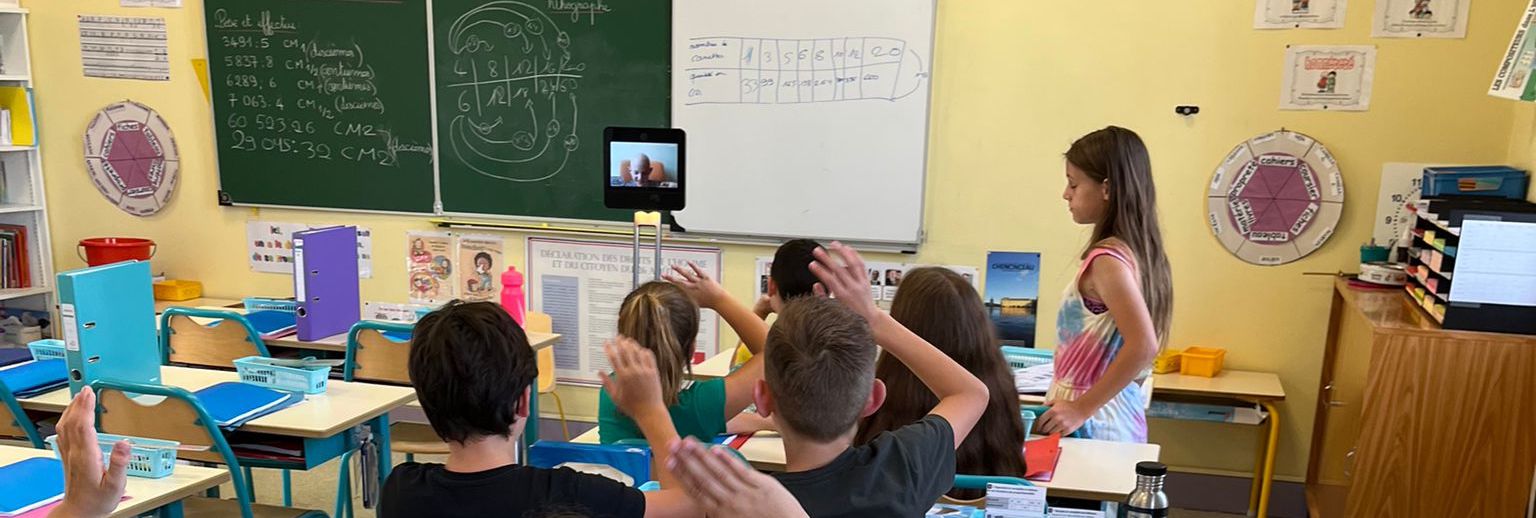 Inclusion: a school year in telepresence with Maël