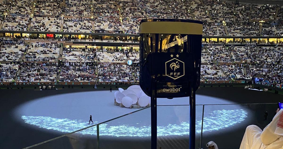 A Telepresence Robot at the World Cup Final
