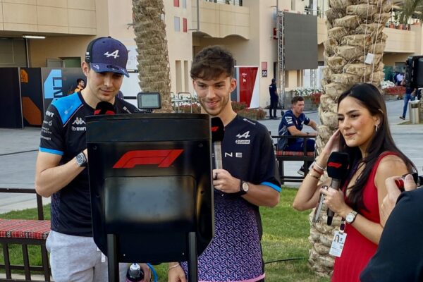 Ocon and Gasly Alpine drivers - robots F1 Bahrain Grand Prix